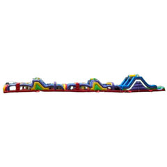 120 Ft Monster Obstacle / Rock Climb Slide
