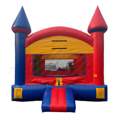 Pickup & Save – Yellow & Blue Castle Bounce House