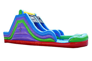 Monster Dual Lane Rock Climb /Wet Dry Slide